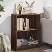   vidaXL barna tölgyszínű szerelt fa könyvespolc 60 x 24 x 76 cm