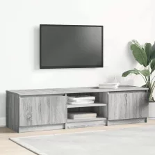   vidaXL szürke sonoma színű szerelt fa TV-szekrény 140 x 40 x 35,5 cm