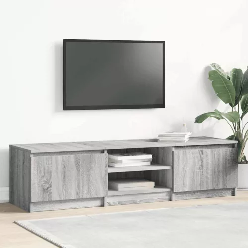 vidaXL szürke sonoma színű szerelt fa TV-szekrény 140 x 40 x 35,5 cm