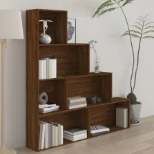 vidaXL barna tölgyszínű könyvszekrény 155x24x160 cm