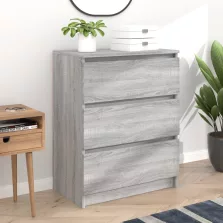   vidaXL szürke sonoma színű szerelt fa tálalószekrény 60 x 35 x 76 cm