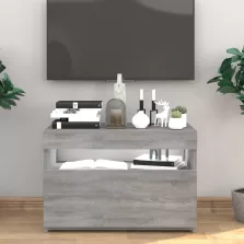   vidaXL szürke sonoma színű TV-szekrény LED-ekkel 60 x 35 x 40 cm