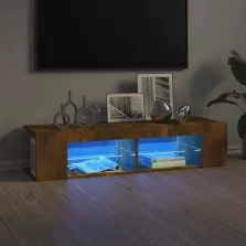   vidaXL füstös tölgy színű TV-szekrény LED-ekkel 135 x 39 x 30 cm