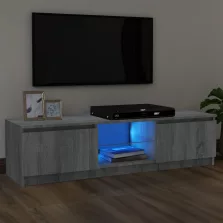   vidaXL szürke sonoma színű TV-szekrény LED lámpákkal 120 x 30 x 35,5cm