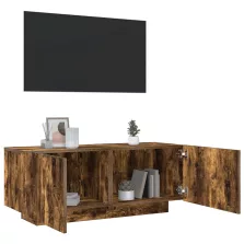   vidaXL füstös tölgy színű szerelt fa TV-szekrény 100 x 35 x 40 cm