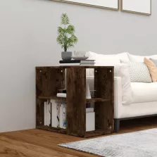   vidaXL füstös tölgy színű szerelt fa kisszekrény 60 x 30 x 50 cm