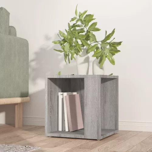 vidaXL szürke sonoma színű szerelt fa kisasztal 33x33x34,5 cm