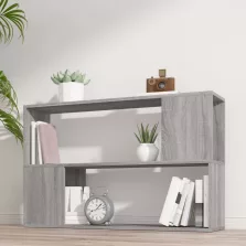   vidaXL szürke sonoma színű szerelt fa könyvszekrény 100x24x63 cm