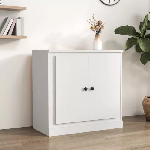 vidaXL fehér szerelt fa tálalószekrény 70x35,5x67,5 cm