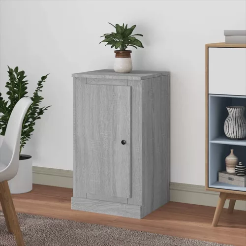 vidaXL szürke sonoma színű szerelt fa tálalószekrény 37,5x35,5x67,5 cm