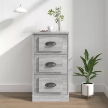   vidaXL szürke sonoma színű szerelt fa tálalószekrény 36x35,5x67,5 cm