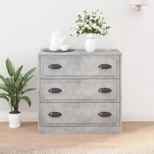   vidaXL betonszürke szerelt fa tálalószekrény 70x35,5x67,5 cm