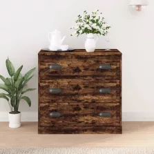   vidaXL sonoma tölgy színű szerelt fa tálalószekrény 70x35,5x67,5 cm