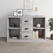   vidaXL szürke sonoma színű szerelt fa tálalószekrény 104,5x35,5x67,5cm