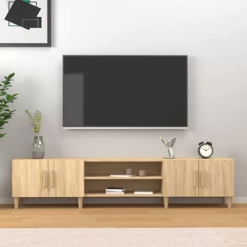 vidaXL sonoma tölgyfa TV-szekrény 180 x 31,5 x 40 cm