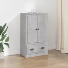   vidaXL betonszürke szerelt fa magasszekrény 60x35,5x103,5 cm