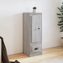   vidaXL szürke sonoma szerelt fa magasszekrény 36x35,5x103,5 cm