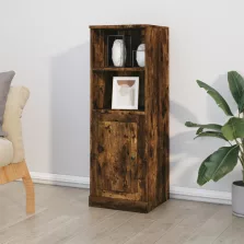   vidaXL füstös tölgy színű szerelt fa magasszekrény 36x35,5x103,5 cm