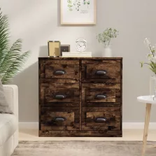   vidaXL sonoma tölgy színű szerelt fa tálalószekrény 70x35,5x67,5 cm