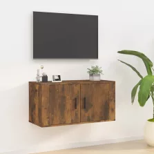   vidaXL füstös tölgy színű fali TV-szekrény 80 x 34,5 x 40 cm