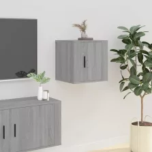   vidaXL szürke sonoma színű fali TV-szekrény 40x34,5x40 cm