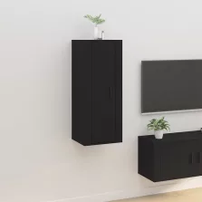 vidaXL fekete fali TV-szekrény 40x34,5x100 cm