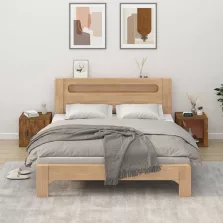   vidaXL 2 db füstös tölgy színű éjjeliszekrény 50x39x47 cm