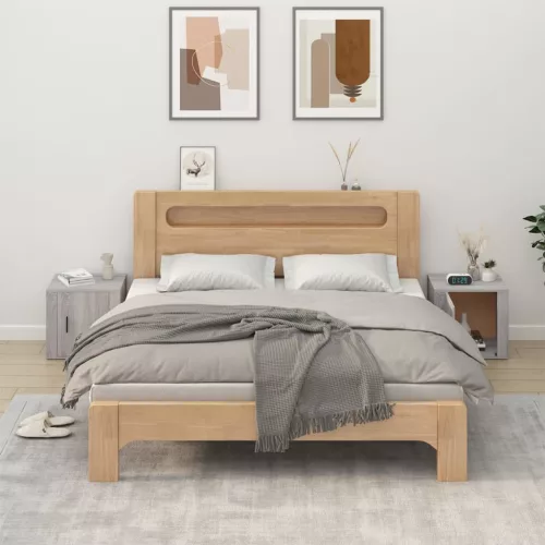vidaXL 2 db szürke sonoma színű éjjeliszekrény 50x39x47 cm