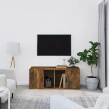   vidaXL füstös tölgy színű szerelt fa TV-szekrény 100 x 35 x 40 cm