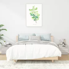   vidaXL 2 db szürke sonoma színű éjjeliszekrény 40 x 39 x 40 cm