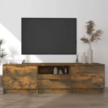   vidaXL füstös tölgy színű szerelt fa TV-szekrény 140 x 35 x 40 cm