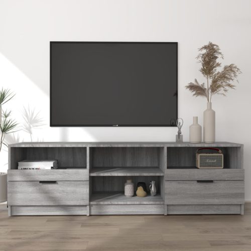 vidaXL szürke sonoma színű szerelt fa TV-szekrény 150 x 33,5 x 45 cm