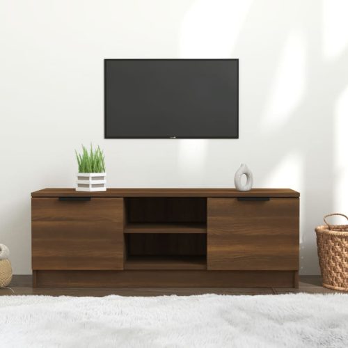 vidaXL barna tölgy színű szerelt fa TV-szekrény 102 x 35 x 36,5 cm