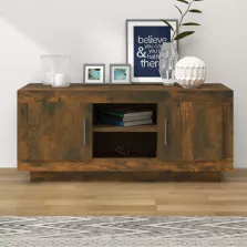   vidaXL füstös tölgy színű szerelt fa TV-szekrény 102 x 35 x 45 cm