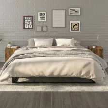   vidaXL 2 db füstös tölgy színű szerelt fa éjjeliszekrény