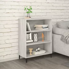   vidaXL szürke sonoma színű szerelt fa tálalószekrény 69,5x32,5x90 cm