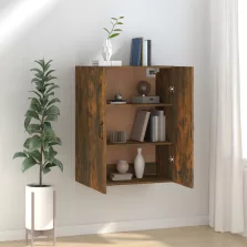   vidaXL füstös tölgy színű szerelt fa függőszekrény 69,5 x 34 x 90 cm