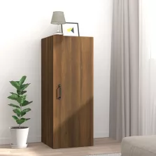   vidaXL barna tölgy színű szerelt fa faliszekrény 34,5 x 34 x 90 cm