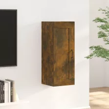   vidaXL füstös tölgy színű szerelt fa függőszekrény 35 x 34 x 90 cm
