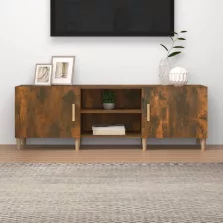   vidaXL füstös tölgy színű szerelt fa TV-szekrény 150 x 30 x 50 cm