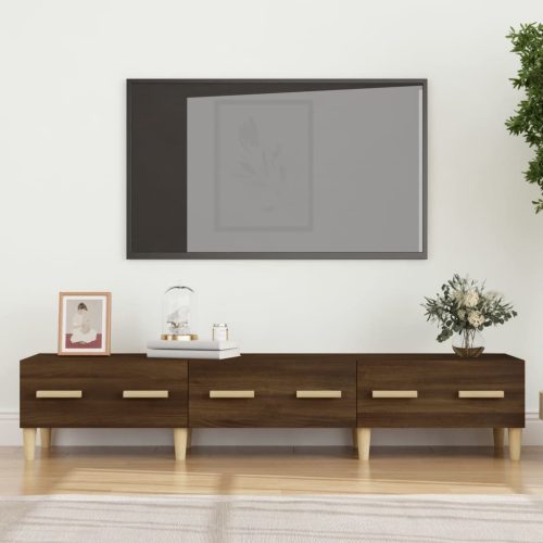 vidaXL barna tölgy színű szerelt fa TV-szekrény 150 x 34,5 x 30 cm