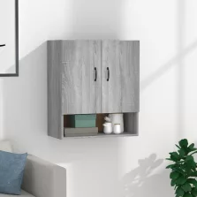   vidaXL szürke sonoma színű szerelt fa faliszekrény 60 x 31 x 70 cm
