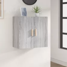   vidaXL szürke sonoma színű szerelt fa faliszekrény 60 x 30 x 60 cm