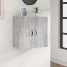   vidaXL szürke sonoma színű szerelt fa faliszekrény 60 x 31 x 60 cm