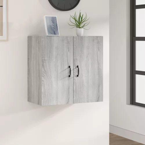 vidaXL szürke sonoma színű szerelt fa faliszekrény 60 x 31 x 60 cm