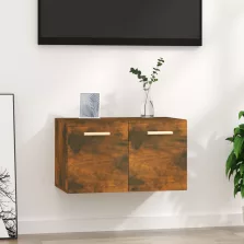   vidaXL füstös tölgy színű szerelt fa faliszekrény 60 x 36,5 x 35 cm