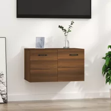   vidaXL barna tölgyszínű szerelt fa faliszekrény 60 x 36,5 x 35 cm