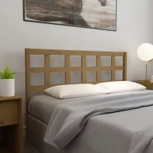   vidaXL mézbarna tömör fenyőfa ágyfejtámla 156 x 4 x 100 cm