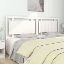   vidaXL fehér tömör fenyőfa ágyfejtámla 205,5 x 4 x 100 cm