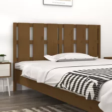   vidaXL mézbarna tömör fenyőfa ágyfejtámla 155,5x4x100 cm